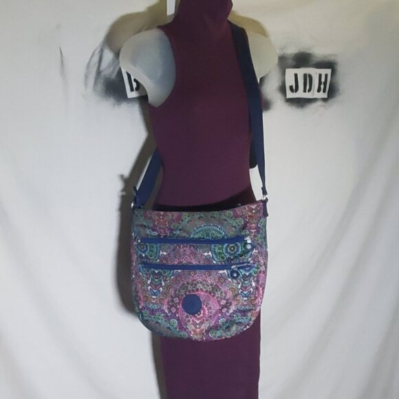 Kipling Floral Print Fabric Crossbody Bag - Picture 1 of 16